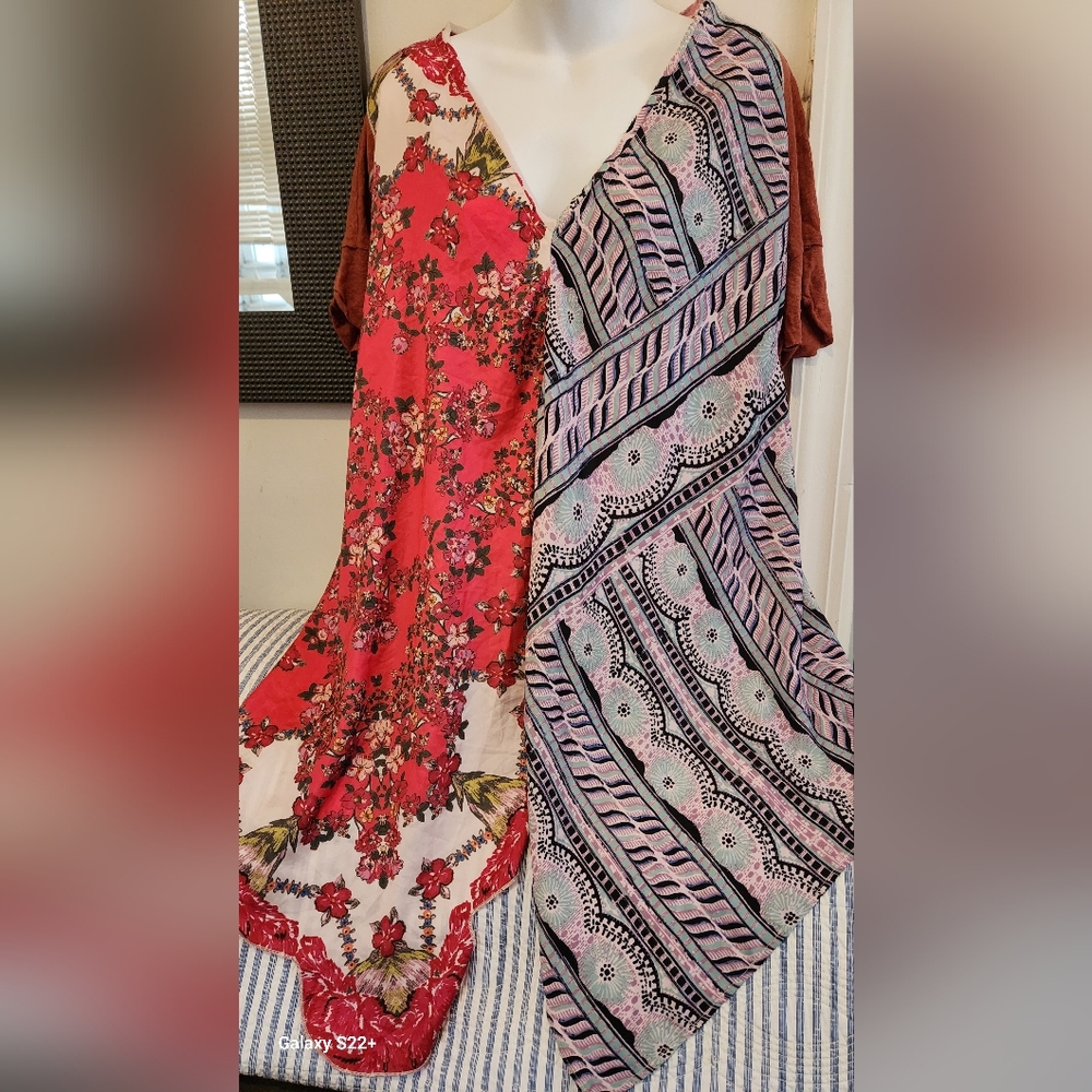 Sale❗️Free People Pick Your Scarf Maxi Tee Oversized Top - Picture 6 of 8